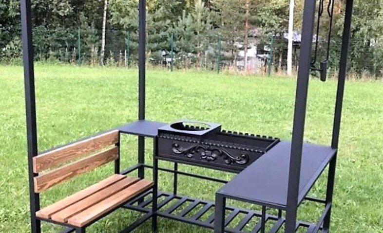 Куда установить мангал на даче