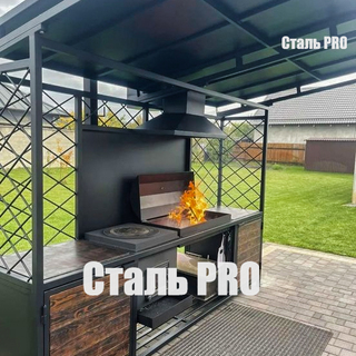 Установили клиенту Мангальный комплекс «Сталь PRO»