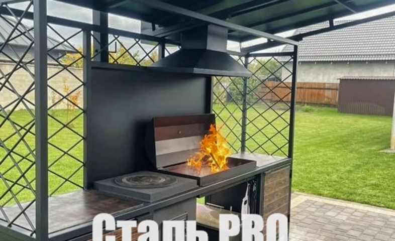 Установили клиенту Мангальный комплекс «Сталь PRO»